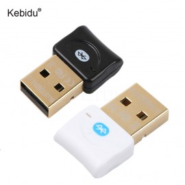 Kebidu Newest USB Bluetooth 4.0 Dongle Adapter Mini Bluetooth Computer Receiver For Laptop Computer PC Win7/8/10/Vista/XP