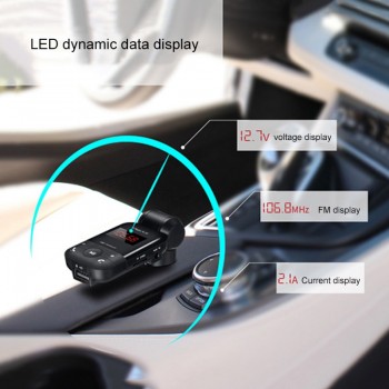New 12V-24V auto stereo bluetooth hands free car kit FM transmitter U disk TF card MP3 music player voiture bluetooth telephone