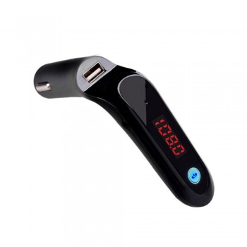 USB TF Card Support Charger Wireless Bluetooth Car Kit LCD Hands-Free FM Transmitter MP3 Music Player Mobile Phones Tablets 1.21