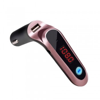 USB TF Card Support Charger Wireless Bluetooth Car Kit LCD Hands-Free FM Transmitter MP3 Music Player Mobile Phones Tablets 1.21