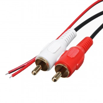 Universal Car Bluetooth Wireless Connection Adapter for Stereo with 2 RCA AUX IN Music Audio Input Wireless Cable for Truck Auto