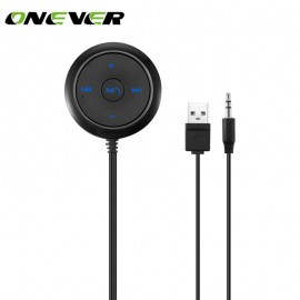 Onever 3.5mm Wireless Car Bluetooth Receiver Music Audio Receiver Adapter Hands-free Car Kit A2DP Streaming Kit for Car Stereo