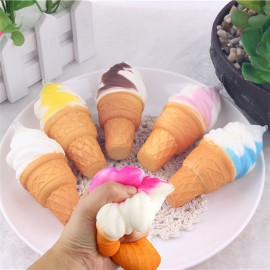 Dropshipping squishies toy squishy Antistress 10cm Ice Cream Simulation Cake Slow Rising Cellphone Straps Bread Toys Oyuncak y21