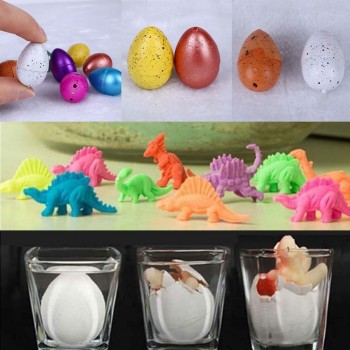 6 Pcs/lot Magic Hatching Growing Dinosaur Fun Toy Add Water Grow Dino Egg Children Kid Fun Funny Toys Gift Gadget WYQ
