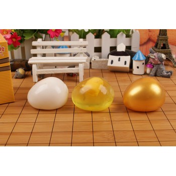 1pcs/set 9 styles Cute New Gudetama Water Egg Shaped Squishies White Clear Squeeze Mascot Cute Child Toys Best gift