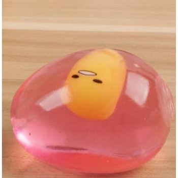 1pcs/set 9 styles Cute New Gudetama Water Egg Shaped Squishies White Clear Squeeze Mascot Cute Child Toys Best gift