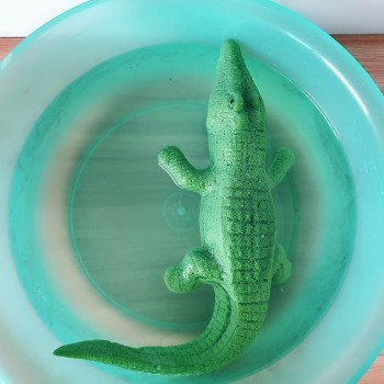 Large Cartoon Crocodile Crystal Soil Hydrogel Mud Growing Toys In Water Gel Beads Aqua Aquarium Decoration Children Kids Favor