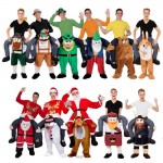 Novelty Ride on Me Mascot Costumes Carry Back Funny Animal Pants Oktoberfest Halloween Party Cosplay Clothes Horse Riding Toys