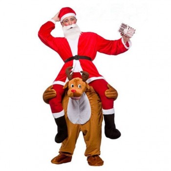 Novelty Ride on Me Mascot Costumes Carry Back Funny Animal Pants Oktoberfest Halloween Party Cosplay Clothes Horse Riding Toys