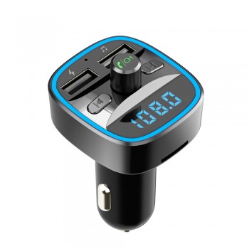 Bluetooth 5.0 Receiver Car MP3 Music Player FM Transmitter Dual USB Car Charger U Disk Memory Card Lossless Music Player