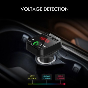 Vexverm Auto Wireless Bluetooth FM Transmitter Car Kit Handsfree FM Transmitter LCD MP3 Player USB Charger