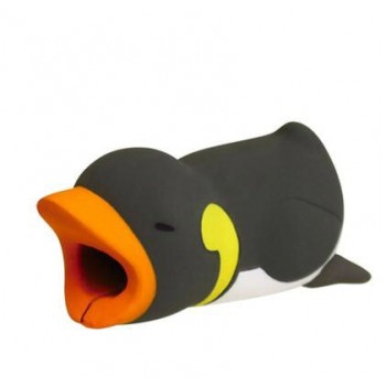 Kawaii Animal Cable Protector Bite for Android Iphone Cable Winder Panda Phone Holder Accessory Organizer Doll Model Funny