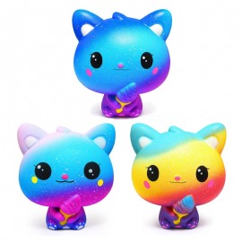 Squishy Slow Rising Toy Ice Cream Bread Bun Cake Sweet Charm Scented Kid Fun Toy Gift Wholesale Anti-stress Kids Squish Toys