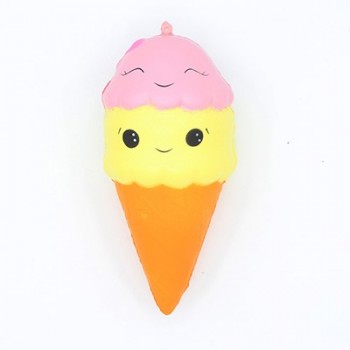 Squishy Slow Rising Toy Ice Cream Bread Bun Cake Sweet Charm Scented Kid Fun Toy Gift Wholesale Anti-stress Kids Squish Toys