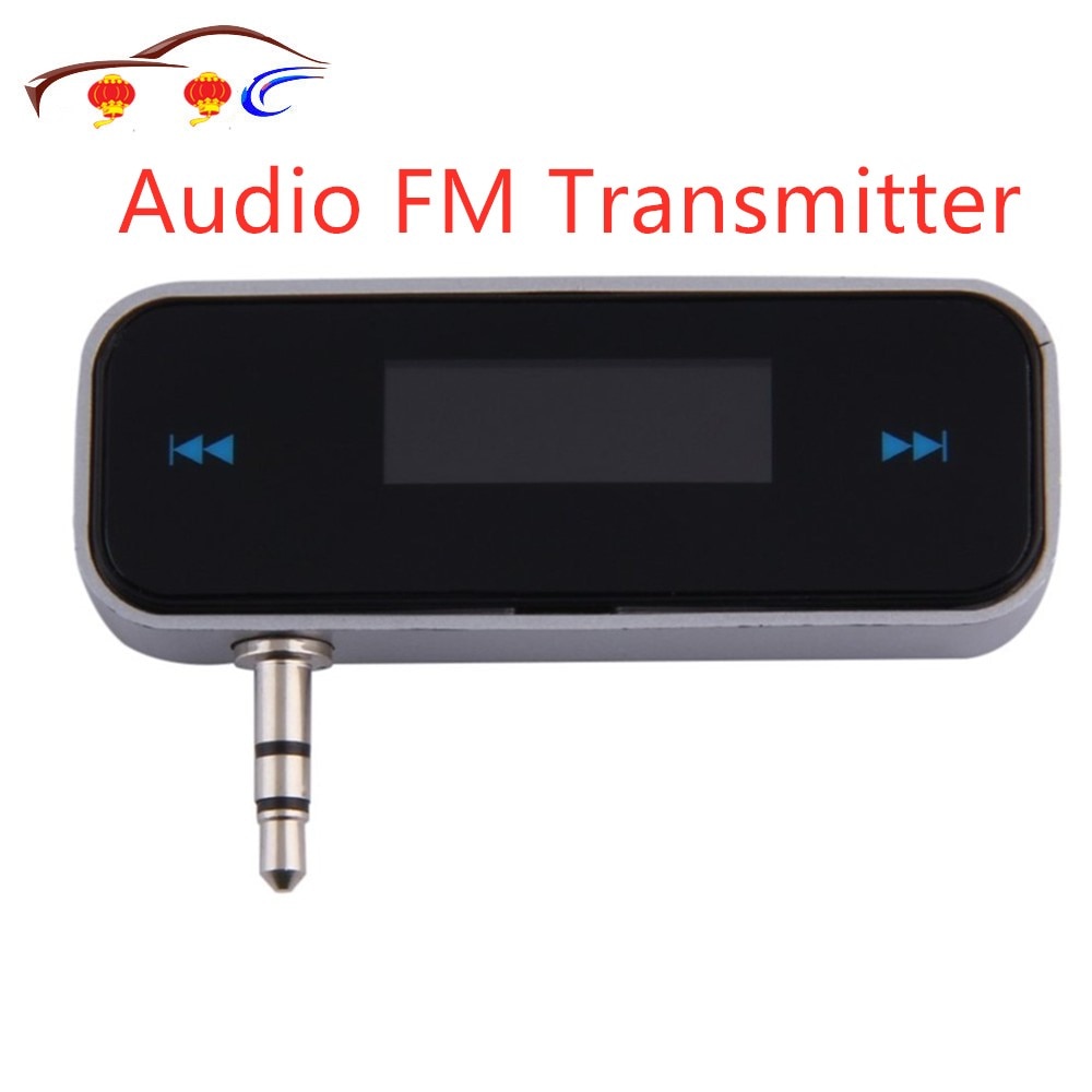 Mini 3.5 mm Wireless Car Radio Music Audio FM Transmitter HandsFree Modulator Transmissor FM With Cable LCD Display Car Kit