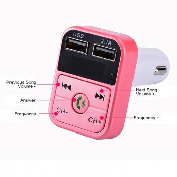 JINSERTA Car Styling Bluetooth FM Transmitter Hands Free Car Kit MP3 Player TF Flash Music USB Charger