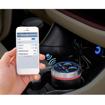 Accnic C1 3.5A 3 USB Car FM Transmitter Car Cigarette Lighter MP3 Player Adapter Hands free Wireless Bluetooth Radio FM Receiver