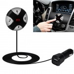 Handsfree Wireless Bluetooth 4.0 FM Receiver 3.5mm TF Car Kit Mp3 Player AUX