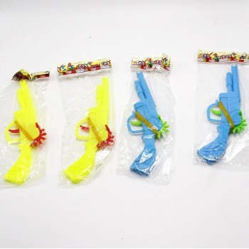 3pcs/set New Style Toy Elastic Guns Plastic ABS Toy Rubber Band Bullet Guns Play Toys Pratical Jokes 035