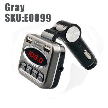 JINSERTA FM Transmitter Aux Modulator Bluetooth Handsfree Car Kit Audio MP3 Player Dual USB Car Charger TF U Disk Player A673