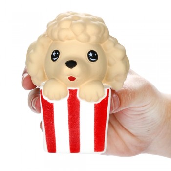Fun Squishy Cartoon Animal Cute Christmas Poodle Funny Children Toys Slow Rising Fruits Scented Squishy Stress Relief Toy
