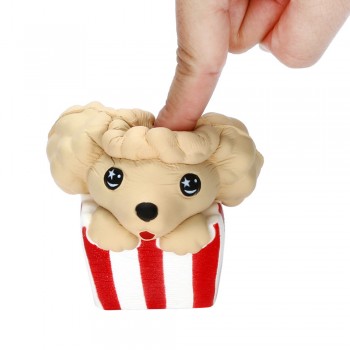 Fun Squishy Cartoon Animal Cute Christmas Poodle Funny Children Toys Slow Rising Fruits Scented Squishy Stress Relief Toy
