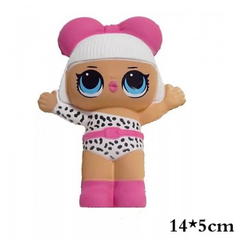 Kawaii Cartoon LOL Squishies Dolls Slow Rising Scented Stress Reliever Toys Action Figure smooshyese Christmas gift
