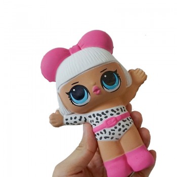 Kawaii Cartoon LOL Squishies Dolls Slow Rising Scented Stress Reliever Toys Action Figure smooshyese Christmas gift