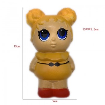 Kawaii Cartoon LOL Squishies Dolls Slow Rising Scented Stress Reliever Toys Action Figure smooshyese Christmas gift