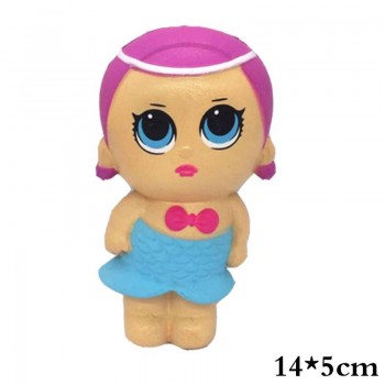 Kawaii Cartoon LOL Squishies Dolls Slow Rising Scented Stress Reliever Toys Action Figure smooshyese Christmas gift