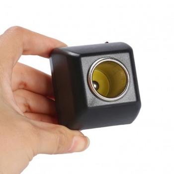 Car-styling AUTO Adapter Home Wall Charger AC 90-240V To DC 12V Car Cigarette Lighter Socket Charger Switch HOT