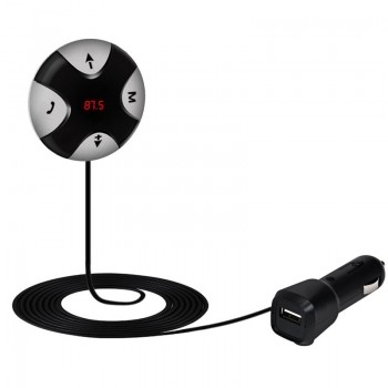 MP3 Music Player Automotive Fashion Design Handsfree Wireless Bluetooth 4.0 FM Receiver 3.5mm TF Car Kit Mp3 Player AUX @#128