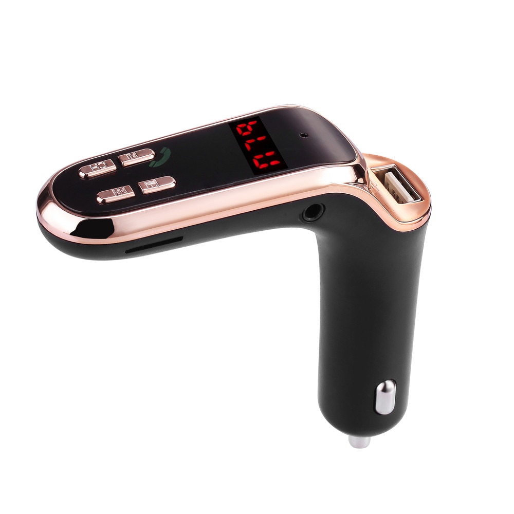 Universal car bluetooth fm transmitter Kit Handsfree FM Transmitter Radio MP3 Player USB Charger amp; AUX Hands Free Bluetooth #35