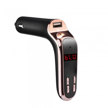 Universal car bluetooth fm transmitter Kit Handsfree FM Transmitter Radio MP3 Player USB Charger amp; AUX Hands Free Bluetooth #35