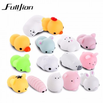 Fulljion Stress Relief Toys Cat Mochi Squishy Squish Surprise Antistress Gags Practical Jokes Squishi Kawaii Funny For Children