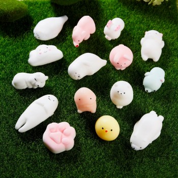 Mini Change Color Squishy Cute Cat Antistress Ball Squeeze Mochi Rising Abreact Soft Sticky Stress Relief Funny Toy year Gift