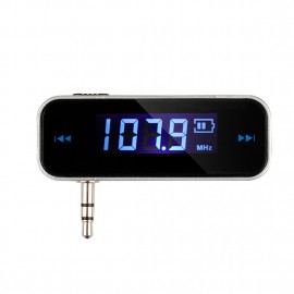 Marsnaska New Mini Wireless Transmitter 3.5mm In-car Music Audio FM Transmitter For iPhone Plus Samsung iPad Car MP3 Transmitter