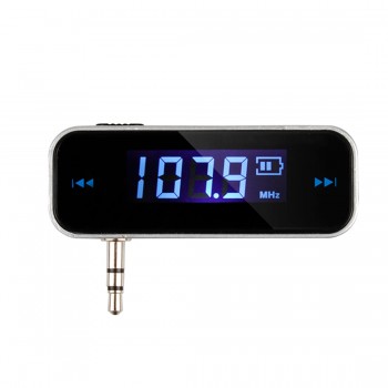 Marsnaska New Mini Wireless Transmitter 3.5mm In-car Music Audio FM Transmitter For iPhone Plus Samsung iPad Car MP3 Transmitter