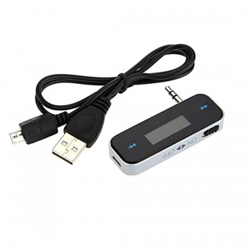 Marsnaska New Mini Wireless Transmitter 3.5mm In-car Music Audio FM Transmitter For iPhone Plus Samsung iPad Car MP3 Transmitter
