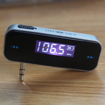 Marsnaska New Mini Wireless Transmitter 3.5mm In-car Music Audio FM Transmitter For iPhone Plus Samsung iPad Car MP3 Transmitter