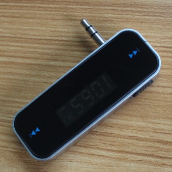 Marsnaska New Mini Wireless Transmitter 3.5mm In-car Music Audio FM Transmitter For iPhone Plus Samsung iPad Car MP3 Transmitter