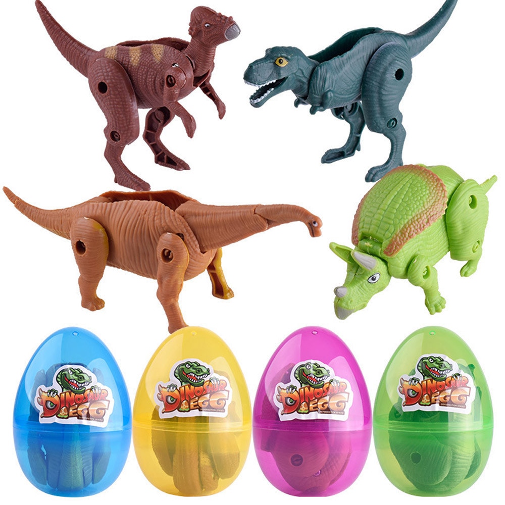 Easter Surprise Eggs Dinosaur Toy Model Deformed Dinosaurs Egg Collection Toys For Children 50S8130 drop shipping