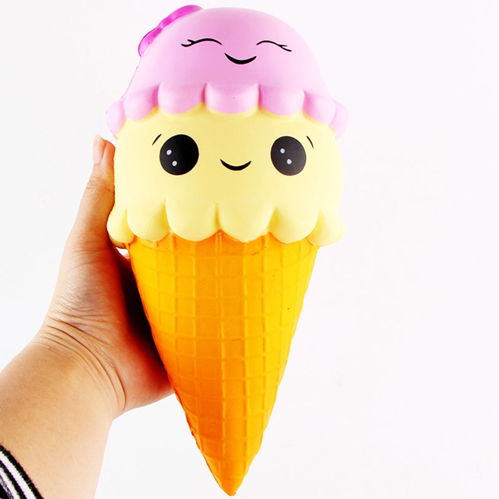 Slow rebound Squeeze Exquisite Fun Ice Cream Scented Squishy Charm Slow Rising Simulation antistress funny gadgets  ye21