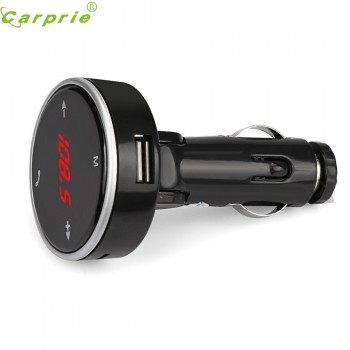 2017 car-styling  Wireless Bluetooth LCD MP3 Player Car Kit SD MMC USB FM Transmitter Modulator Apri21