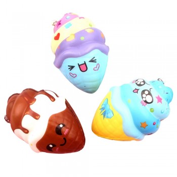 Oyuncak Antistress Squishy Novelty Gag Toys Squish Funny Surprise Donut Stress Relief Toy Key Chain Prank Kawaii Squishies Jumbo