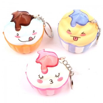 Oyuncak Antistress Squishy Novelty Gag Toys Squish Funny Surprise Donut Stress Relief Toy Key Chain Prank Kawaii Squishies Jumbo