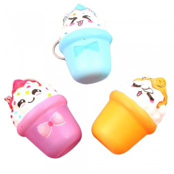 Oyuncak Antistress Squishy Novelty Gag Toys Squish Funny Surprise Donut Stress Relief Toy Key Chain Prank Kawaii Squishies Jumbo