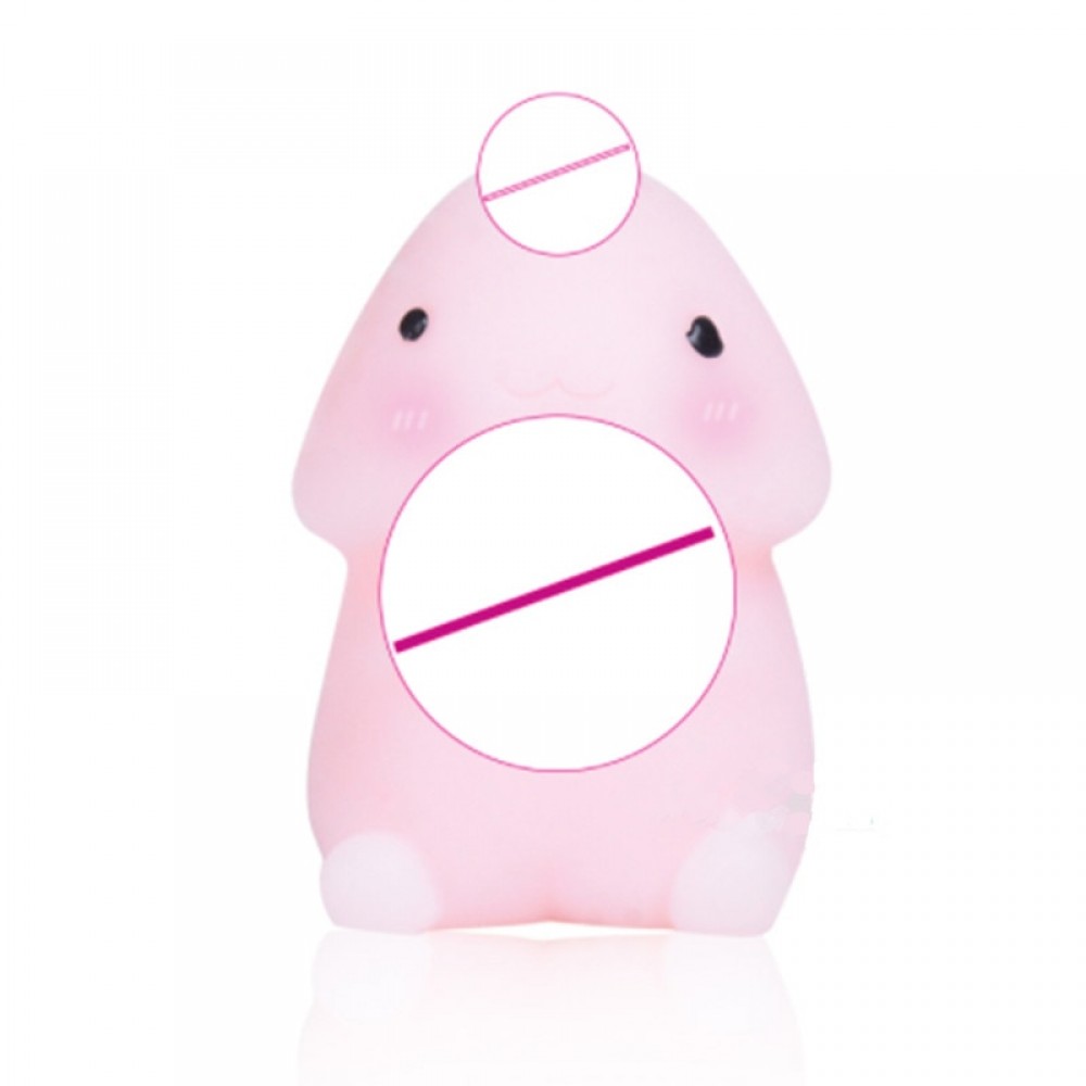 2018 new toy1PC Funny Soft Pinch Dingding Toys Key Chain Squishy Squeeze Bag Pendant Tricky Key Holder For Best Gifts Adult Toys
