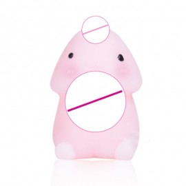 2018 new toy1PC Funny Soft Pinch Dingding Toys Key Chain Squishy Squeeze Bag Pendant Tricky Key Holder For Best Gifts Adult Toys
