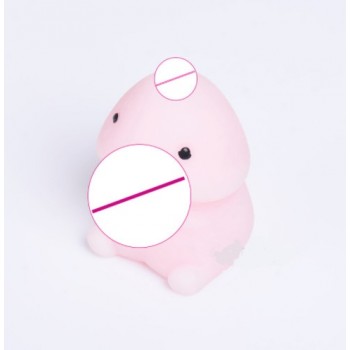 2018 new toy1PC Funny Soft Pinch Dingding Toys Key Chain Squishy Squeeze Bag Pendant Tricky Key Holder For Best Gifts Adult Toys